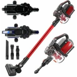 AREBOS Aspirapolvere Portatile A Batteria Aspirapolvere 2 In 1 Aspirapolvere