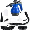 Pulitore Vapore 350 Ml, Pulitore A Vapore Portatile Multiuso 3 Bar, Con 9 Accessori (Blu) -Pulizia Della Casa 26693437 1