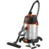 Black & Decker BIDONE ASPIRATUTTO BLACK+DECKER 30LT ACCIAIO CON ACCESSORI -Pulizia Della Casa 51446132 1
