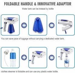 HIASDFLS Piroscafo Da Viaggio, Stendibiancheria, Ferro Da Stiro A Vapore, Riscaldamento 25S, Mini Formato Con Serbatoio D'acqua Da 250 Ml, Ferro Da Stiro Portatile Da Viaggio Per Tutti I Tessuti, Senz 11 HIASDFLS Piroscafo Da Viaggio, Stendibiancheria, Ferro Da Stiro A Vapore, Riscaldamento 25S, Mini Formato Con Serbatoio D'acqua Da 250 Ml, Ferro Da Stiro Portatile Da Viaggio Per Tutti I Tessuti, Senz -Pulizia Della Casa 55527629 5