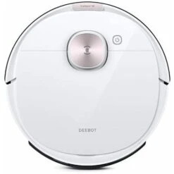 Ecovacs Deebot OZMO T8 Robot Aspirapolvere E Lavapavimenti 2 In 1 Autonomia 175 Minuti Capacita' 0,42 Litri Navigazione Intelligente Controllo Tramite App Bianco