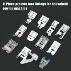 11 Pezzi Piedini, Kit Macchina Da Cucire Piedini Di Ricambio Accessori Per Alcuni Modelli Di Macchine Da Cucire Brother Singer Janome Toyota Per La Casa -Pulizia Della Casa 63846765 4