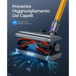 Laresar Scopa Elettrica Senza Fili, 400W/33000pa Aspirapolvere Senza Fili Potente Con Display Touch, Autonomia 50 Minuti, Anti-Avvolgimento Aspirapolvere Senza Fili, Pulizia Dei Bordi, 1.5L【Elite 3】 10 Laresar Scopa Elettrica Senza Fili, 400W/33000pa Aspirapolvere Senza Fili Potente Con Display Touch, Autonomia 50 Minuti, Anti-Avvolgimento Aspirapolvere Senza Fili, Pulizia Dei Bordi, 1.5L【Elite 3】 -Pulizia Della Casa 63921485 4