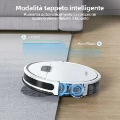 HONITURE G20 Robot Aspirapolvere Lavapavimenti Economico Con Mappatura,Aspirazione 3000Pa Ideale Per I Peli Degli Animali Domestici, WiFi/App/Alexa,Pavimenti E Tappeti,Nuovo Prodotto Offerte 9 HONITURE G20 Robot Aspirapolvere Lavapavimenti Economico Con Mappatura,Aspirazione 3000Pa Ideale Per I Peli Degli Animali Domestici, WiFi/App/Alexa,Pavimenti E Tappeti,Nuovo Prodotto Offerte -Pulizia Della Casa 63921502 3