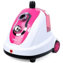 Stiratore Verticale A Vapore Rosa 1700W, Ferro Da Stiro Professionale Stiratore A Vapore