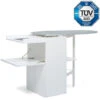 Foppapedretti Lo Stiro Mobile Con Asse Da Stiro A Scomparsa, Legno, Bianco -Pulizia Della Casa 67991864 1