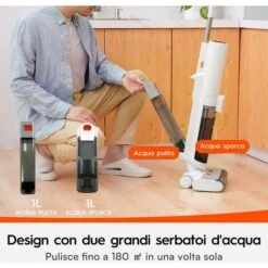 ULTENIC AC1 - Aspirapolvere Senza Fili - Umido/Secco -15000Pa - 45min Di Autonomia -Pulizia Della Casa 68980640 3