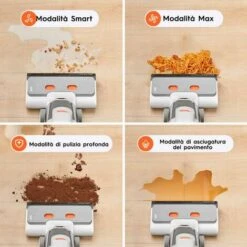 ULTENIC AC1 - Aspirapolvere Senza Fili - Umido/Secco -15000Pa - 45min Di Autonomia -Pulizia Della Casa 68980640 4