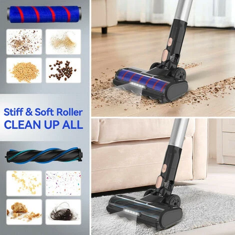 Aspirapolvere A Batteria Yisora 25 KPA, Aspirapolvere 2 In 1, Aspirapolvere A Sacco E Senza Fili, Display A LED, Motore Brushless Da 265 W Fino A 60 Minuti, Aspirapolvere Senza Sacchetto Per Tappeti, Pavimenti, Peli Di Animali Domestici 7 Aspirapolvere A Batteria Yisora 25 KPA, Aspirapolvere 2 In 1, Aspirapolvere A Sacco E Senza Fili, Display A LED, Motore Brushless Da 265 W Fino A 60 Minuti, Aspirapolvere Senza Sacchetto Per Tappeti, Pavimenti, Peli Di Animali Domestici - immagine 5