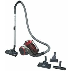 Hoover Khross Ks50Pet 011 Khross Ks50Pet Aspirapolvere A Traino Compatto Multiciclonico, 600 W, 78 Decibel, Rosso