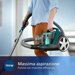 Philips 5000 Series Aspirapolvere Senza Sacco - 900W, Con Filtro Allergy E Spazzola Triactive (FC9555/09) -Pulizia Della Casa 71591745 3