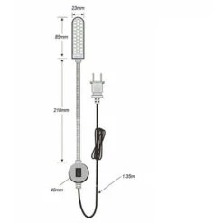 30LED Super Bright Macchina Da Cucire Per Abbigliamento Luce Multifunzionale Flessibile Per Macchina Da Cucire, Lampada A LED A Risparmio Energetico -Pulizia Della Casa 77489918 5