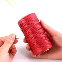 150D Corde Cerate Poliestere Filo Per Cucire In Pelle Per Tutti Gli Usi Piatto Cera Cuciture Stringhe Per Legatoria Macrame Artigianato Braccialetti FAI DA TE -Pulizia Della Casa 77493470 4