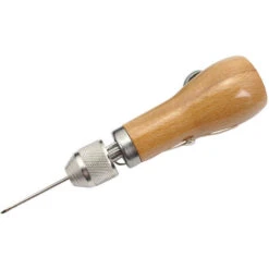 Strumento Per Cucire In Pelle Cucitrice A Mano Punteruolo Per Cucire Riparazione Per Tappezzeria Strumento Per Cucire Con 1 Filo Di Cera 2 Aghi Per Tessuto In Pelle (marrone)