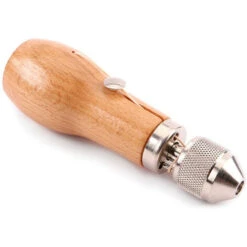 Strumento Per Cucire In Pelle Cucitrice A Mano Punteruolo Per Cucire Riparazione Per Tappezzeria Strumento Per Cucire Con 1 Filo Di Cera 2 Aghi Per Tessuto In Pelle (marrone) -Pulizia Della Casa 77493579 3