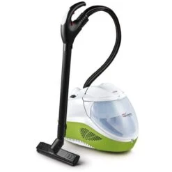 Polti Vaporetto Lecoaspira FAV80Turbo Intelligence, Pulitore AVapore E Aspirapolvere Con Filtro Ad Acqua, Per Soggetti Allergici, Funzione ECO, 6 BAR Di Potenza Vapore, 15 Accessori, Bianco/verde