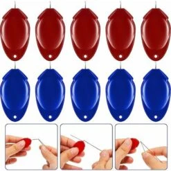10pcs Infila Aghi Cucito A Mano Filo Di Plastica Fai Da Te Passante Facile Infila Strumento Per Cucire Artigianale Linea Di Usura Dell'ago Autofilettante