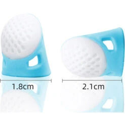 Ditale Antiscivolo Morbido Per La Casa Cucito Per La Casa Proteggi Attrezzi Fai-da-te Quilting Accessori Artigianali Ditale Per Dita Medio-grande Cucito 1pc (Blu) -Pulizia Della Casa 85581017 2