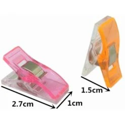 Confezione Da 10 Copri Piedi Patchwork Fai Da Te, Clip In Plastica Multicolore, Strumenti Per Cucire, Accessori Per Cucire, Clip Per Cucire Artigianali (colore Casuale) -Pulizia Della Casa 85581103 2