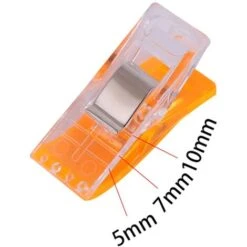 Confezione Da 10 Copri Piedi Patchwork Fai Da Te, Clip In Plastica Multicolore, Strumenti Per Cucire, Accessori Per Cucire, Clip Per Cucire Artigianali (colore Casuale) -Pulizia Della Casa 85581103 3