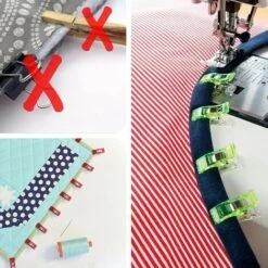 Confezione Da 10 Copri Piedi Patchwork Fai Da Te, Clip In Plastica Multicolore, Strumenti Per Cucire, Accessori Per Cucire, Clip Per Cucire Artigianali (colore Casuale) -Pulizia Della Casa 85581103 5