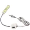 AC110-245V 2W 30LED Luce Per Macchina Da Cucire Lampada Base Fissa Magnetica Flessibile Tubo Flessibile Design A Collo D'Oca Per Lavori Domestici Lavori Domestici (30led Eu Plug) -Pulizia Della Casa 85893116 1