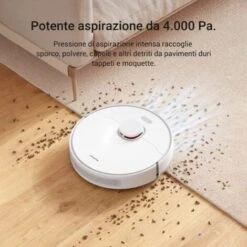 Dreame D10 Plus Robot Aspirapolvere Lavapavimenti Con Svuotamento Automatico Polvere, Navigazione LiDAR Rilevamento Ostacoli, Aspirazione 4000Pa Tappeti Peli Animali, Autonomia 170min, WiFi/APP/Alexa -Pulizia Della Casa 86325524 3
