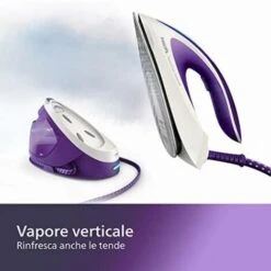 Philips PerfectCare Performer Ferro Da Stiro Con Caldaia- 2600W, Colpo Di Vapore 450g, Pressione 6,5 Bar, Tecnologia OptimalTEMP, Serbatoio 1,8 L, Viola/Bianco (GC8752/30) 9 Philips PerfectCare Performer Ferro Da Stiro Con Caldaia- 2600W, Colpo Di Vapore 450g, Pressione 6,5 Bar, Tecnologia OptimalTEMP, Serbatoio 1,8 L, Viola/Bianco (GC8752/30) -Pulizia Della Casa 86627977 3