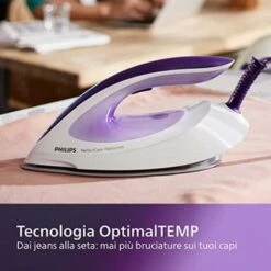 Philips PerfectCare Performer Ferro Da Stiro Con Caldaia- 2600W, Colpo Di Vapore 450g, Pressione 6,5 Bar, Tecnologia OptimalTEMP, Serbatoio 1,8 L, Viola/Bianco (GC8752/30) 10 Philips PerfectCare Performer Ferro Da Stiro Con Caldaia- 2600W, Colpo Di Vapore 450g, Pressione 6,5 Bar, Tecnologia OptimalTEMP, Serbatoio 1,8 L, Viola/Bianco (GC8752/30) -Pulizia Della Casa 86627977 4