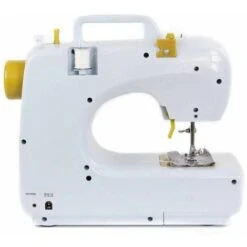 PRIXTON - Macchina Da Cucire Portatile P120 - Cassetto Per Accessori - Lampada Integrata - 16 Tipi Di Schemi - Pedale Incluso - Colore Giallo -Pulizia Della Casa 86655525 3
