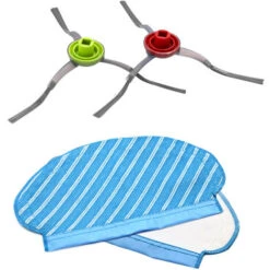 Set Di Panno Per Mocio Con Spazzola Filtro Confezione Da 5 Kit Accessori Di Ricambio Per Aspirapolvere Ecovacs Deebot Ozmo 920 950 Include 1 Spazzola Rotante 2 Spazzole Laterali 1 Filtro 1 Tampone Per -Pulizia Della Casa 86853922 5