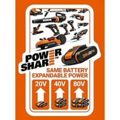 WORX WX030.9 Aspirapolvere Per Auto 20 V (S/Batti), Nero -Pulizia Della Casa 88056664 3