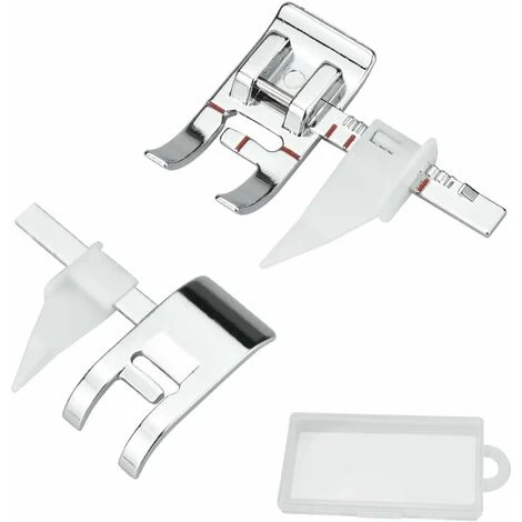 HIASDFLS 2 Pezzi Piedino Regolabile Piedino Guida Per Cucire Piedino Macchina Da Cucire Piedino Con Scatola Di Plastica Piedino Guida Regolabile Per Singer Brother Janome Kenmore 3 HIASDFLS 2 Pezzi Piedino Regolabile Piedino Guida Per Cucire Piedino Macchina Da Cucire Piedino Con Scatola Di Plastica Piedino Guida Regolabile Per Singer Brother Janome Kenmore