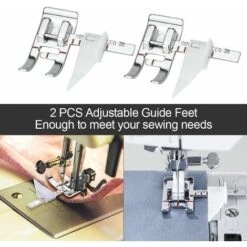 HIASDFLS 2 Pezzi Piedino Regolabile Piedino Guida Per Cucire Piedino Macchina Da Cucire Piedino Con Scatola Di Plastica Piedino Guida Regolabile Per Singer Brother Janome Kenmore 10 HIASDFLS 2 Pezzi Piedino Regolabile Piedino Guida Per Cucire Piedino Macchina Da Cucire Piedino Con Scatola Di Plastica Piedino Guida Regolabile Per Singer Brother Janome Kenmore -Pulizia Della Casa 88134179 4