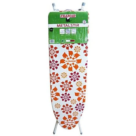 Asse Da Stiro In Acciaio Con Piano E Poggiaferro 114x33 4 Asse Da Stiro In Acciaio Con Piano E Poggiaferro 114x33 - immagine 2