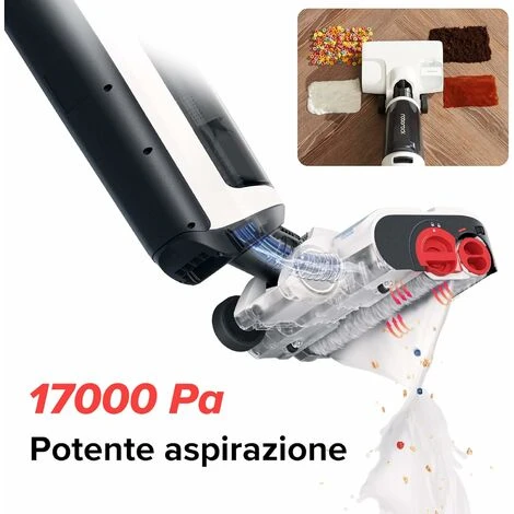 Roborock Dyad Pro Aspirapolvere Senza Fili Wet Dry, 17000pa Aspirapolvere Lavapavimenti Autoasciugante E Autopulente Con APP 4 Roborock Dyad Pro Aspirapolvere Senza Fili Wet Dry, 17000pa Aspirapolvere Lavapavimenti Autoasciugante E Autopulente Con APP - immagine 2