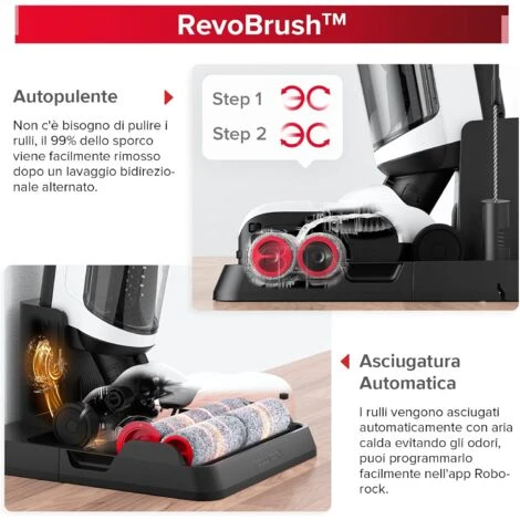 Roborock Dyad Pro Aspirapolvere Senza Fili Wet Dry, 17000pa Aspirapolvere Lavapavimenti Autoasciugante E Autopulente Con APP 5 Roborock Dyad Pro Aspirapolvere Senza Fili Wet Dry, 17000pa Aspirapolvere Lavapavimenti Autoasciugante E Autopulente Con APP - immagine 3