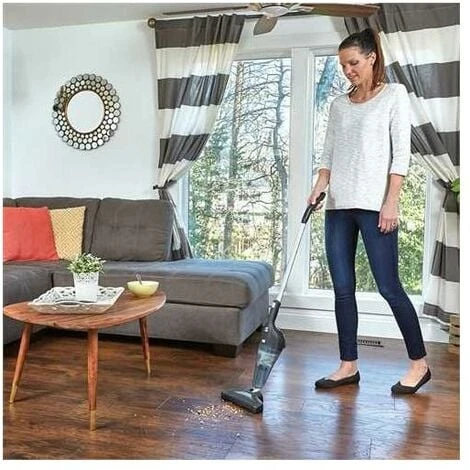 Black & Decker NSVA315J Scopa Elettrica Senza Sacchetto 0,4 L Antracite 4 Black & Decker NSVA315J Scopa Elettrica Senza Sacchetto 0,4 L Antracite - immagine 2