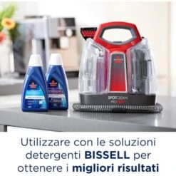 BISSELL SpotClean ProHeat - Pulitore Portatile Per Tappezzeria - Smacchiatore Multisuperficie Per Moquette, Tappeti, Scale E Auto - Rimuove Lo Sporco, Liquidi E Le Macchie - 330 W -74 DB - 36988 -Pulizia Della Casa 92953600 3