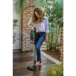 Hoover HF9 Aspirapolvere Senza Filo Con Anti-Twist ™, 350W, Autonomia 60 Min, Doppia Batteria, Spazzola Antigroviglio, Display Led, Verde/Grigio, Garanzia 5 Anni -Pulizia Della Casa 92953885 4