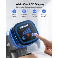 BuTure Aspirapolvere Senza Fili,33KPA/450W Scopa Elettrica Senza Fili Potente,55Mins Batteria Rimovibile,Filtraggio A 6 Strati,Anti-Avvolgimento Aspirapolvere Per Peli Animali/Pavimenti/Tappeti-VC50 -Pulizia Della Casa 93580284 2