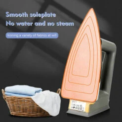 Ferro Da Stiro A Secco Vecchio Stile 2200 W, Regolazione Della Temperatura A Tre Stadi, Riscaldamento Rapido, Piastra Inferiore In Acciaio Inossidabile - -Pulizia Della Casa 94166800 3