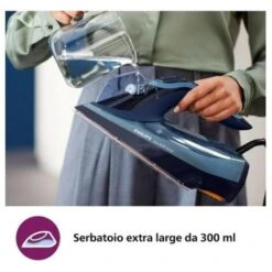 Philips DST8020/20 Ferro Da Stiro A Vapore Piastra Soletta SteamGlide Elite 3000W Blu -Pulizia Della Casa 94901881 2