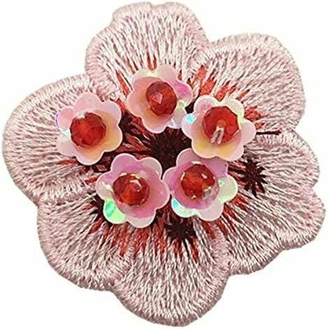 10 Pezzi Ricamo Fiore Rosa Modello Cucire Su Toppe Per Abbigliamento Appliques Accessori Fai Da Te 5 10 Pezzi Ricamo Fiore Rosa Modello Cucire Su Toppe Per Abbigliamento Appliques Accessori Fai Da Te - immagine 3