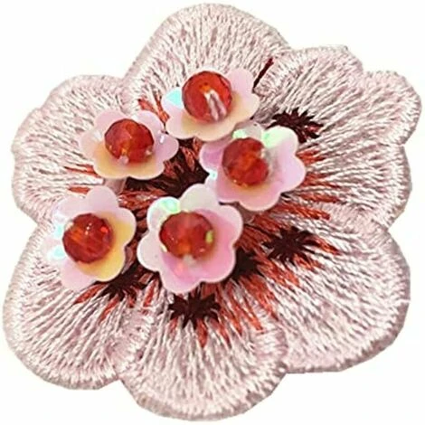 10 Pezzi Ricamo Fiore Rosa Modello Cucire Su Toppe Per Abbigliamento Appliques Accessori Fai Da Te 6 10 Pezzi Ricamo Fiore Rosa Modello Cucire Su Toppe Per Abbigliamento Appliques Accessori Fai Da Te - immagine 4