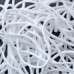 LITZEE Accessori Da Cucito Fasce Elastiche E Clip Per Naso, 50 M Lunghezza 3 Mm Corda Di Gomma Elastica Con 100 Pezzi Ponti Nasali Per Cucito E Artigianato Fai-da-Te -Pulizia Della Casa 96300772 4