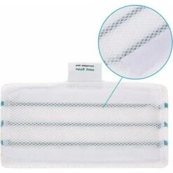 Set Di 6 Microfibre Lavabili Per Scopa A Vapore Black & Decker FSMP20, FSMH1321JMD, FSM1500, FSM1600, FSM1610, FSM1620, FSM1621, FSM1630, FSMH162 -Pulizia Della Casa 97073607 4