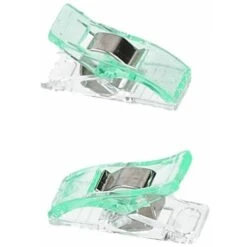 20 Fermagli Per Tessuto Fermagli Per Cucire WonderClips Accessori Per Cucire In Verde -Pulizia Della Casa 97823955 5