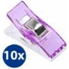 20 Fermagli Per Stoffa Fermagli Per Cucire WonderClips Accessori Per Cucire In Viola -Pulizia Della Casa 97823965 1