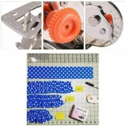 Piedino Per Macchina Da Cucire Con Pieghe Arricciate Per Cantante A Gamba Bassa Brother Babylock Viking Janome Kenmore -Pulizia Della Casa 98116548 5